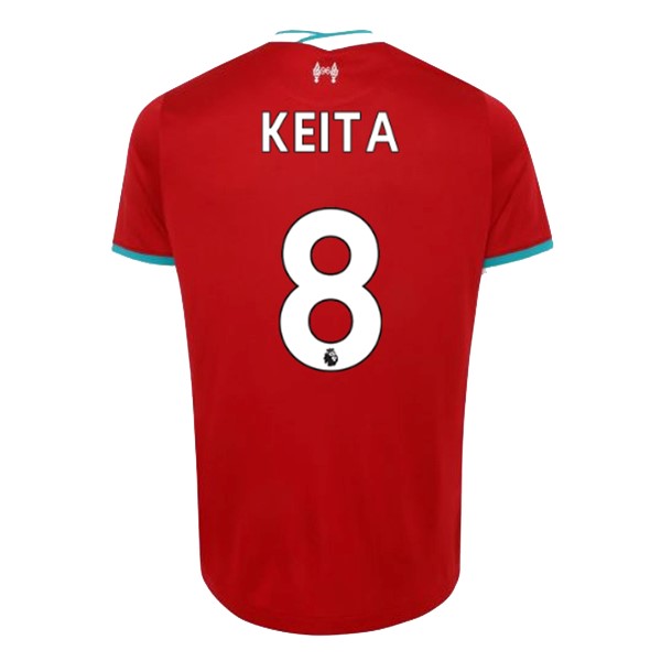 Camiseta Liverpool NO.8 Keita Replica Primera Ropa 2020/21 Rojo